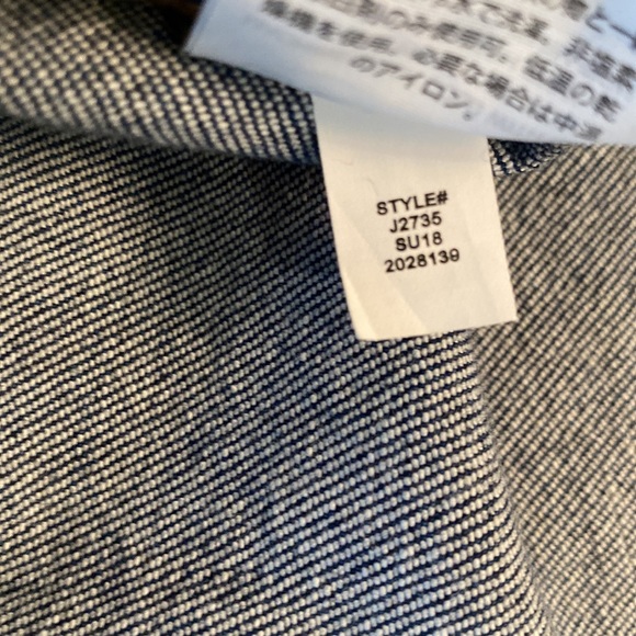 Madewell Stretch Step Hem Straight Frayed Denim Mini Skirt - 29 - Picture 14 of 16